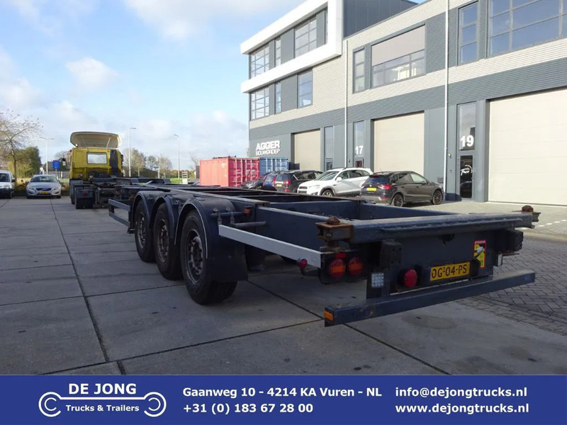 Schmitz Cargobull SCF 24G / MB + DISC / 40-45FT / 1x Lift axle - Container-transport/ Vekselflak semitrailer: bilde 1 Schmitz Cargobull SCF 24G / MB + DISC / 40-45FT / 1x Lift axle - Container-transport/ Vekselflak semitrailer: bilde 1