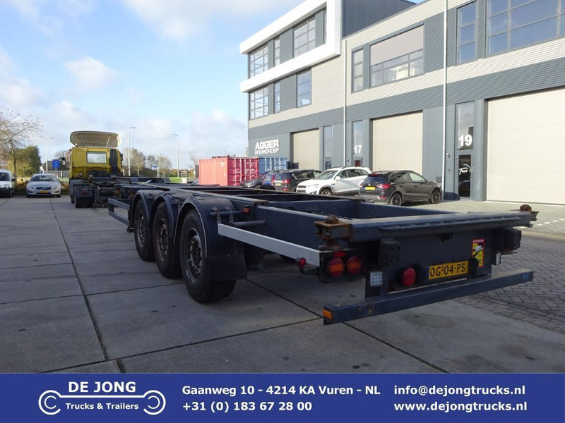 Schmitz Cargobull SCF 24G / MB + DISC / 40-45FT / 1x Lift axle - Container-transport/ Vekselflak semitrailer: bilde 1 Schmitz Cargobull SCF 24G / MB + DISC / 40-45FT / 1x Lift axle - Container-transport/ Vekselflak semitrailer: bilde 1