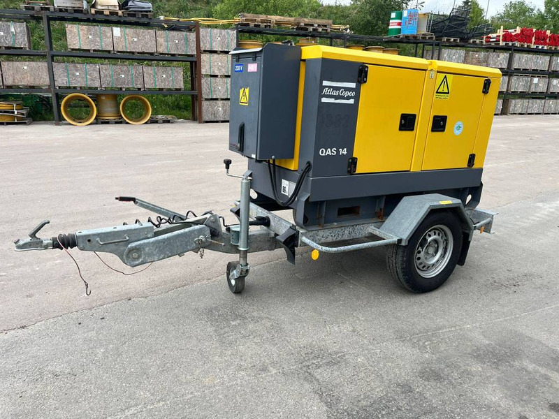 Atlas-Copco QAS 14 ST3 - Elektrisk generator: bilde 1 Atlas-Copco QAS 14 ST3 - Elektrisk generator: bilde 1