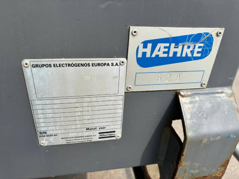 Atlas-Copco QAS 30 ST3 - Elektrisk generator: bilde 5 Atlas-Copco QAS 30 ST3 - Elektrisk generator: bilde 5