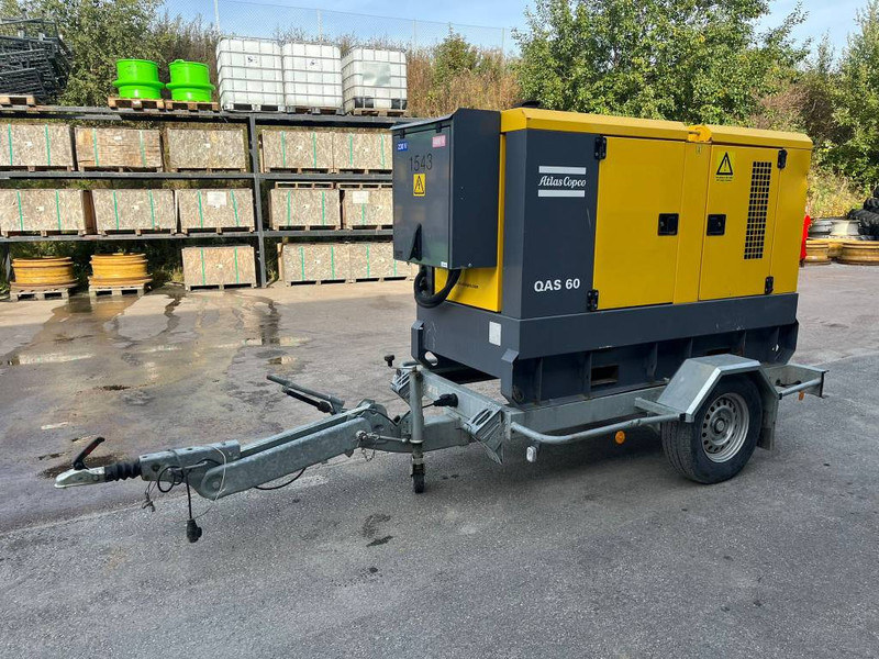 Atlas-Copco QAS 60 ST3 - Elektrisk generator: bilde 1 Atlas-Copco QAS 60 ST3 - Elektrisk generator: bilde 1