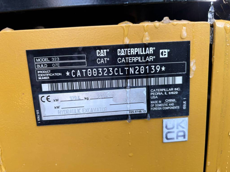 Cat 323 SLR - Gravemaskin: bilde 5 Cat 323 SLR - Gravemaskin: bilde 5