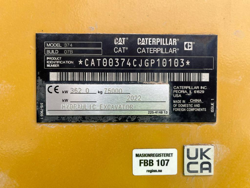Cat 374-07B - Beltegraver: bilde 5 Cat 374-07B - Beltegraver: bilde 5