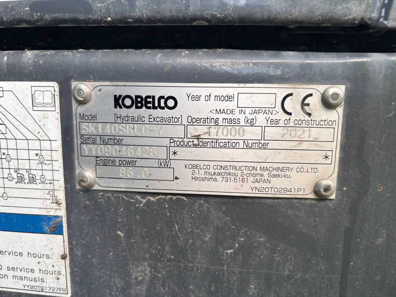 !! SOLD !! Kobelco SK 140 SRLC-7 - Beltegraver: bilde 5 !! SOLD !! Kobelco SK 140 SRLC-7 - Beltegraver: bilde 5