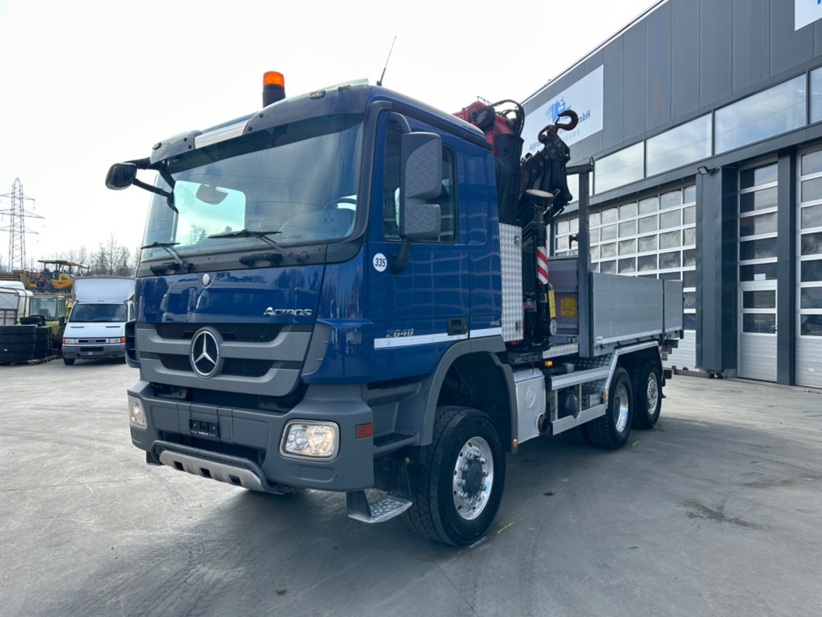 MERCEDES Actros 2648 6x4/4 Fassi455 SZM/Pritsche - Kranbil: bilde 1 MERCEDES Actros 2648 6x4/4 Fassi455 SZM/Pritsche - Kranbil: bilde 1