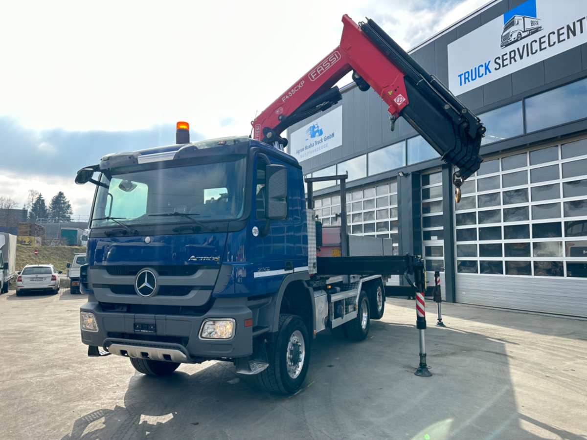 MERCEDES Actros 2648 6x4/4 Fassi455 SZM/Pritsche - Kranbil: bilde 2 MERCEDES Actros 2648 6x4/4 Fassi455 SZM/Pritsche - Kranbil: bilde 2