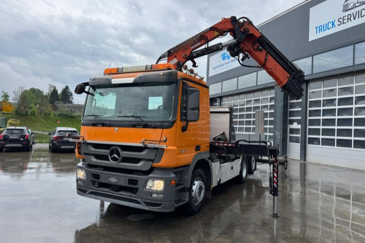 Mercedes-Benz Actros 2548 Atlas 290 Baumaschinentaxi - Kranbil: bilde 2 Mercedes-Benz Actros 2548 Atlas 290 Baumaschinentaxi - Kranbil: bilde 2