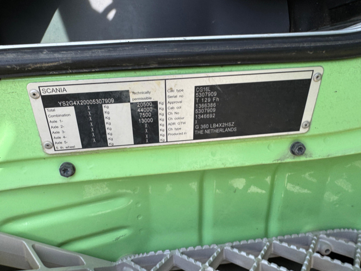 Liftdumper lastebil SCANIA G360 4x2 Gergen: bilde 16