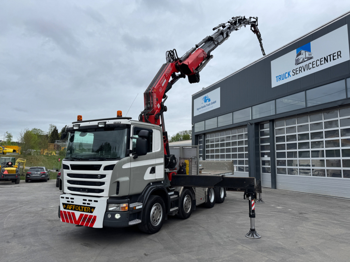 SCANIA G480 8x4 SZM/Pritsche Fassi 950 - Kranbil: bilde 2 SCANIA G480 8x4 SZM/Pritsche Fassi 950 - Kranbil: bilde 2