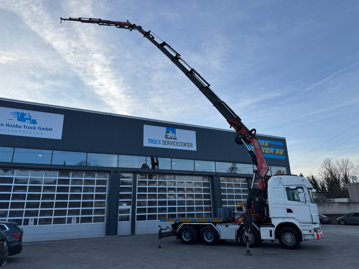 SCANIA R480 8x4 Fassi 660 SZM/Pritsche - Kranbil: bilde 3 SCANIA R480 8x4 Fassi 660 SZM/Pritsche - Kranbil: bilde 3