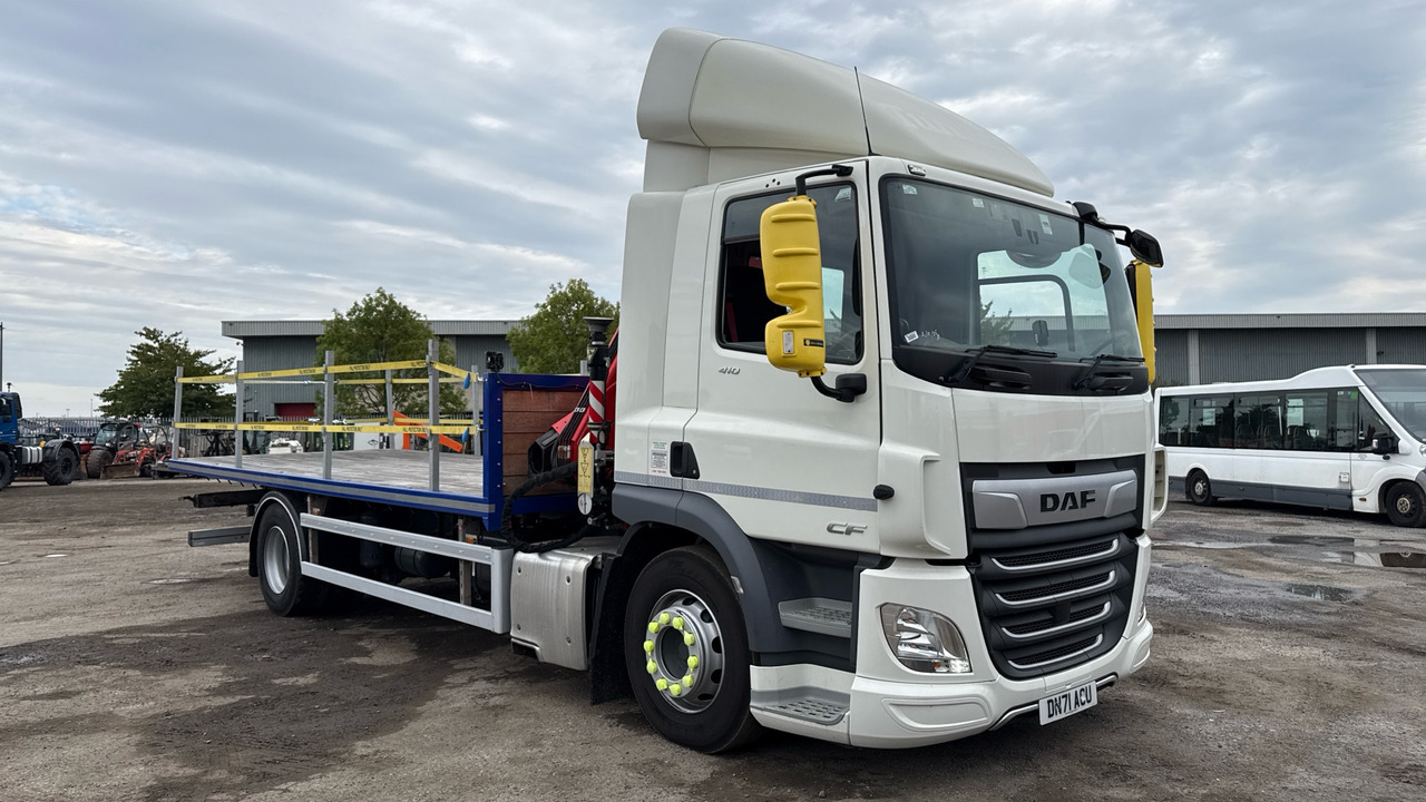 DAF CF 410 - Planbil, Kranbil: bilde 2 DAF CF 410 - Planbil, Kranbil: bilde 2