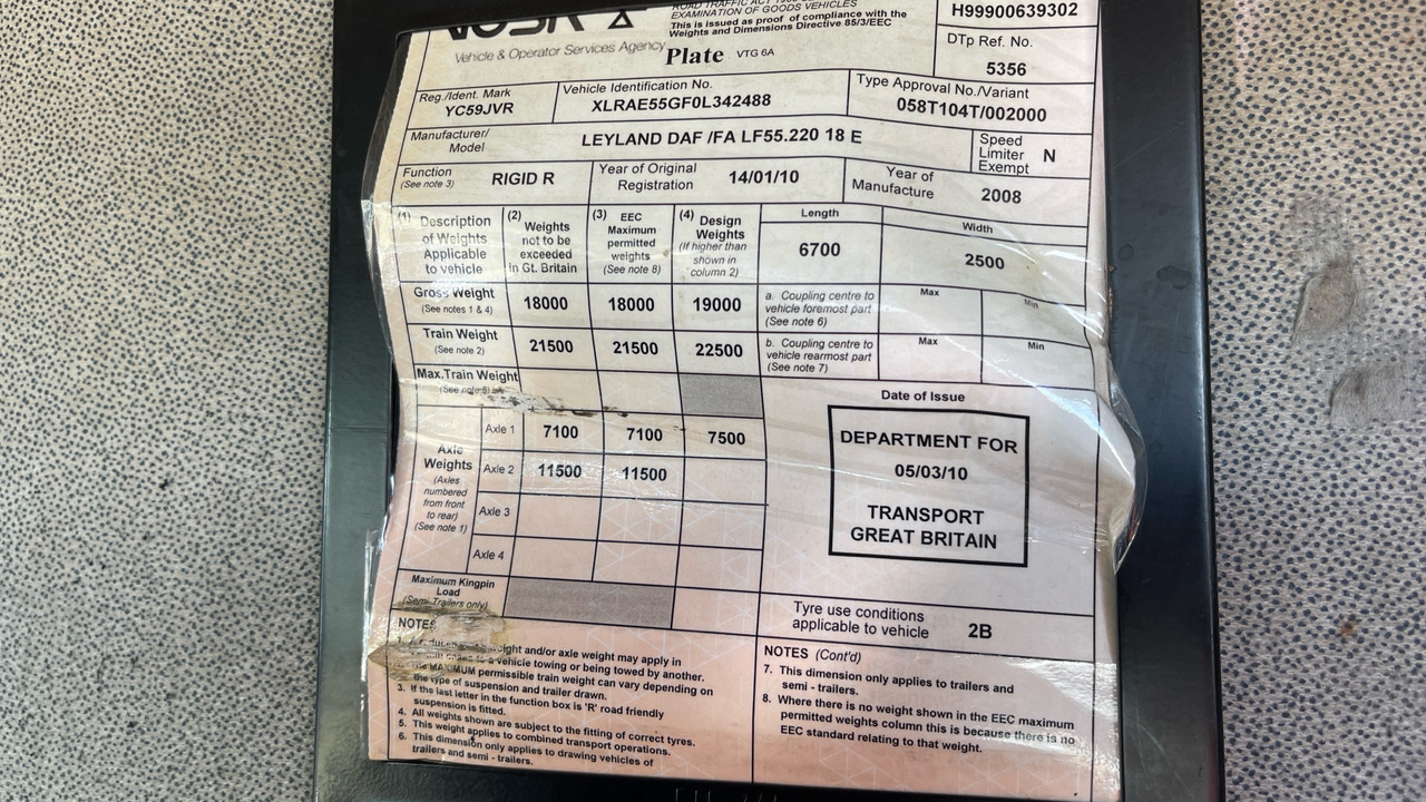 Tankbil DAF LF 55.220: bilde 11