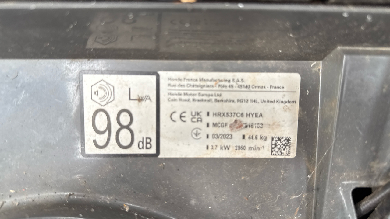 HONDA HRX537 C6HYEA - Anleggsmaskiner: bilde 5 HONDA HRX537 C6HYEA - Anleggsmaskiner: bilde 5