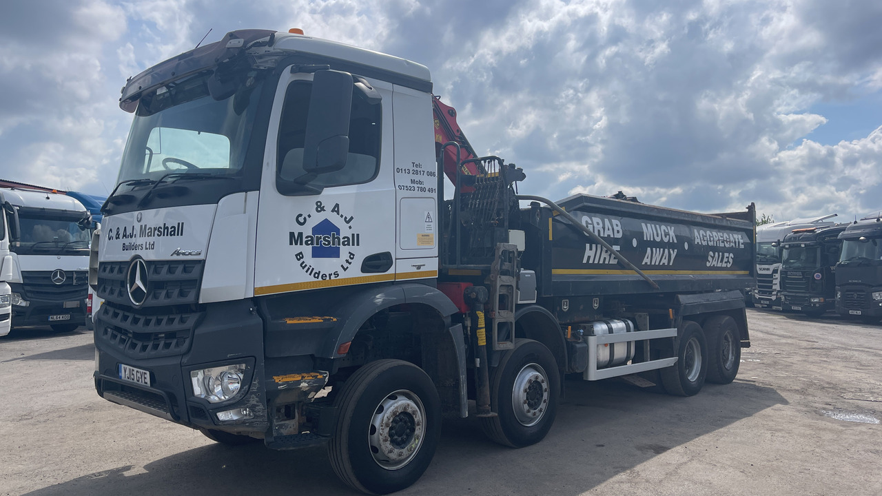 MERCEDES-BENZ AROCS  3240 - Tippbil, Kranbil: bilde 2 MERCEDES-BENZ AROCS  3240 - Tippbil, Kranbil: bilde 2