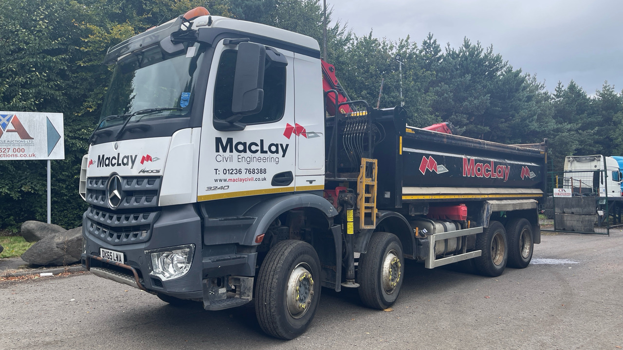 MERCEDES-BENZ AROCS 3240 - Tippbil, Kranbil: bilde 2 MERCEDES-BENZ AROCS 3240 - Tippbil, Kranbil: bilde 2