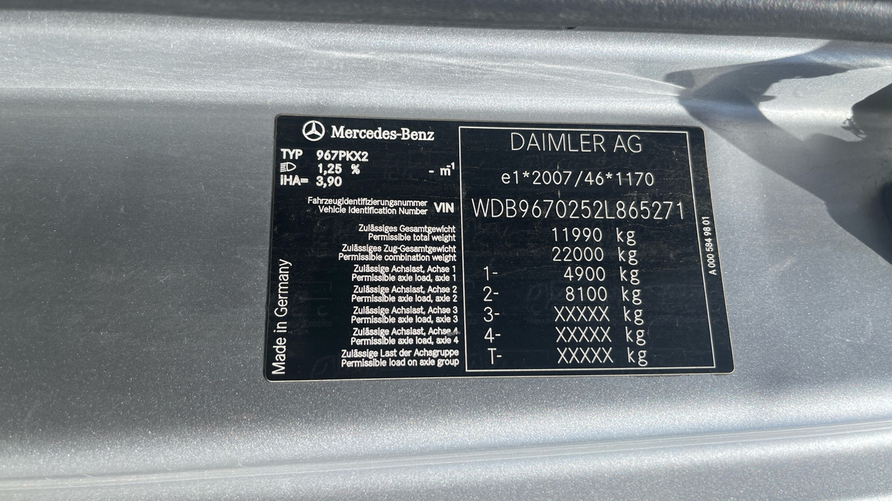 Transporter lastebil MERCEDES-BENZ ATEGO  4X2: bilde 11