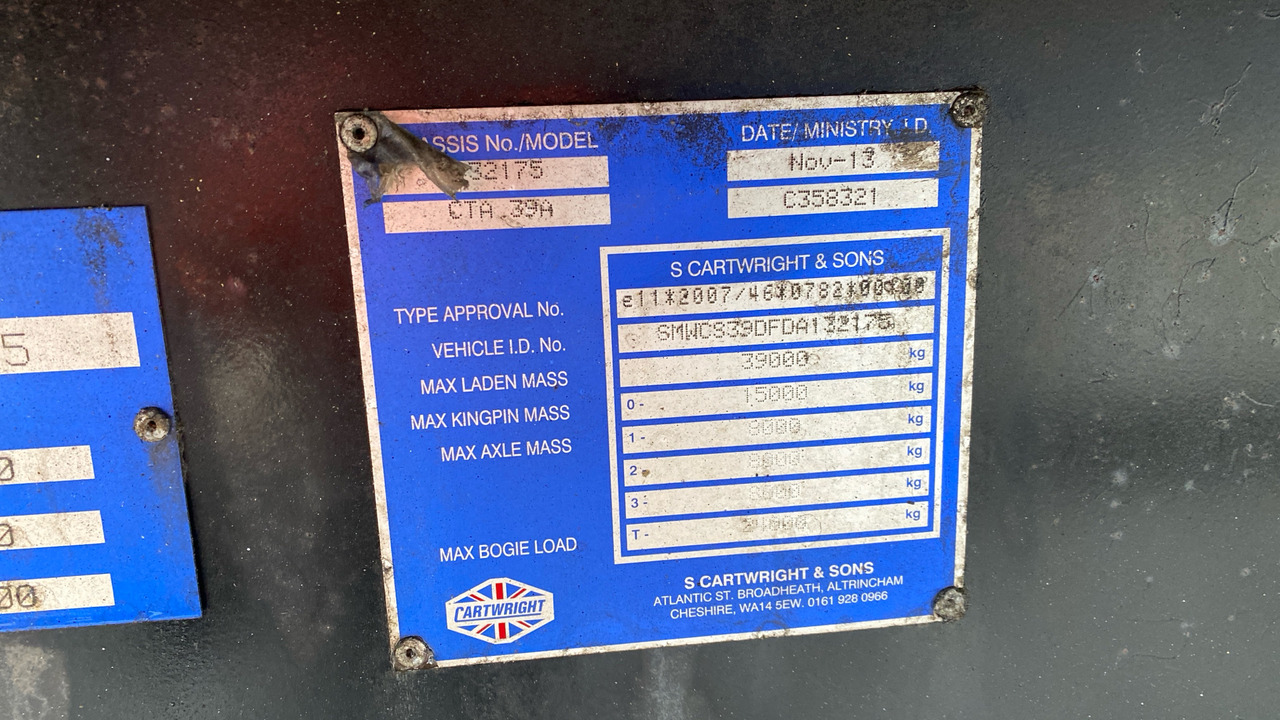 Tilhenger CARTWRIGHT CURTAINSIDE DOUBLE DECK STEPFRAME: bilde 12 Tilhenger CARTWRIGHT CURTAINSIDE DOUBLE DECK STEPFRAME: bilde 12