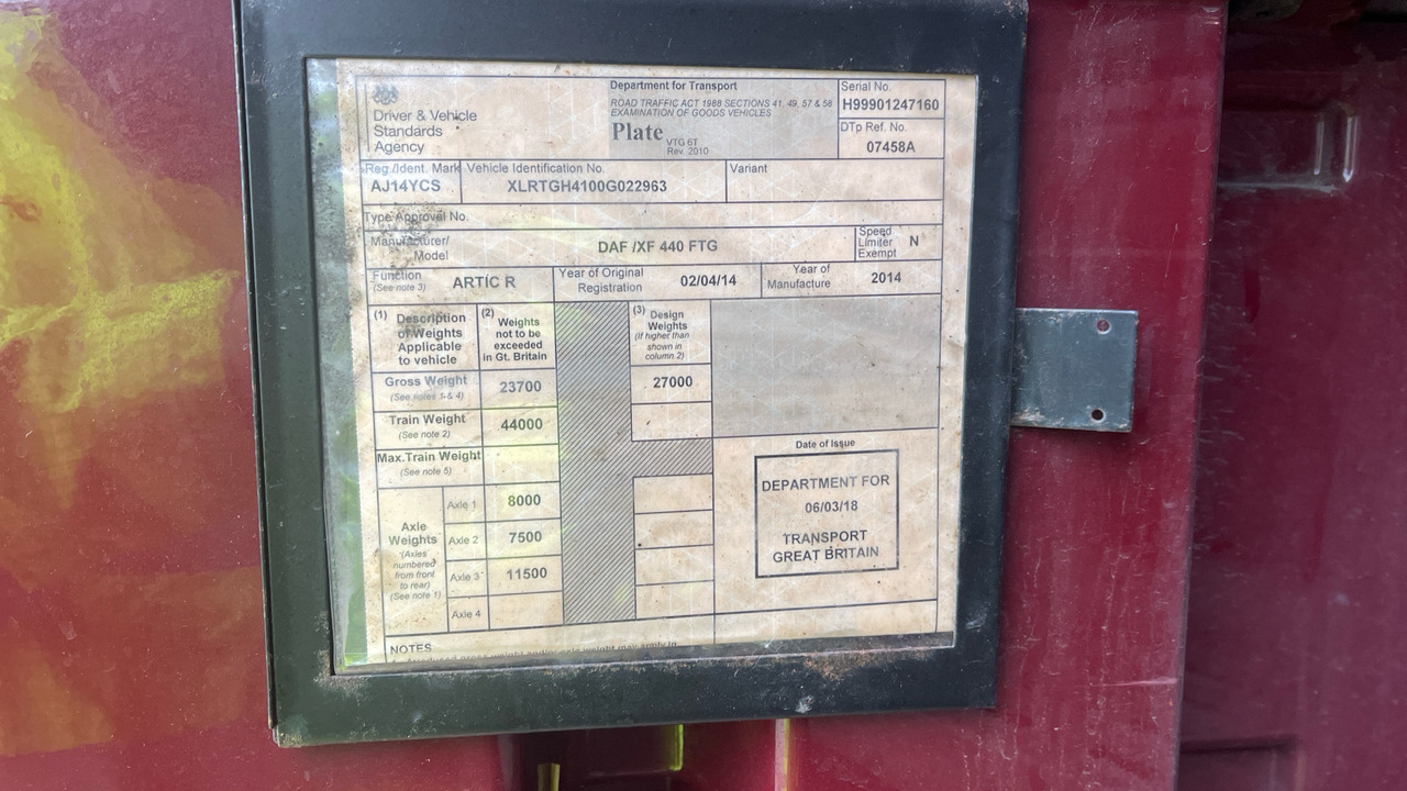 Trekkvogn DAF XF 440: bilde 11 Trekkvogn DAF XF 440: bilde 11