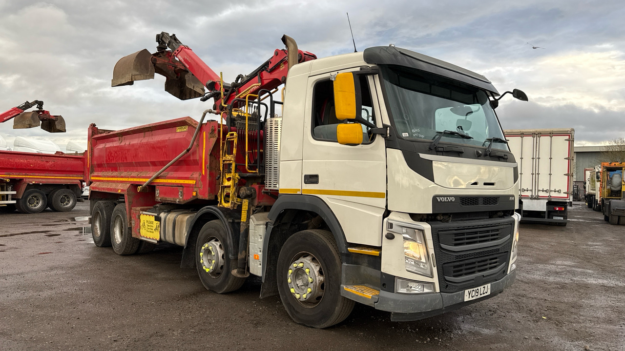 Volvo FM 410 - Tippbil, Kranbil: bilde 1 Volvo FM 410 - Tippbil, Kranbil: bilde 1