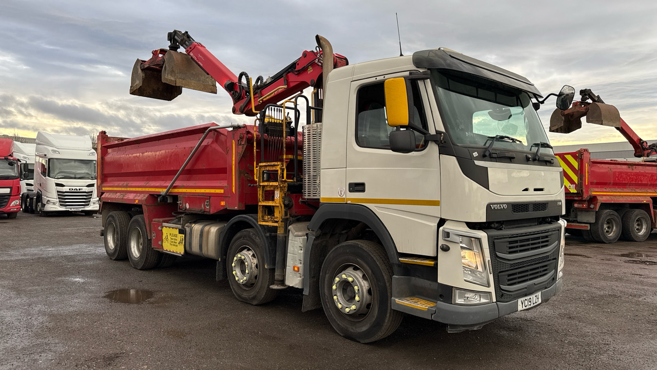 Volvo FM 410 - Tippbil, Kranbil: bilde 1 Volvo FM 410 - Tippbil, Kranbil: bilde 1