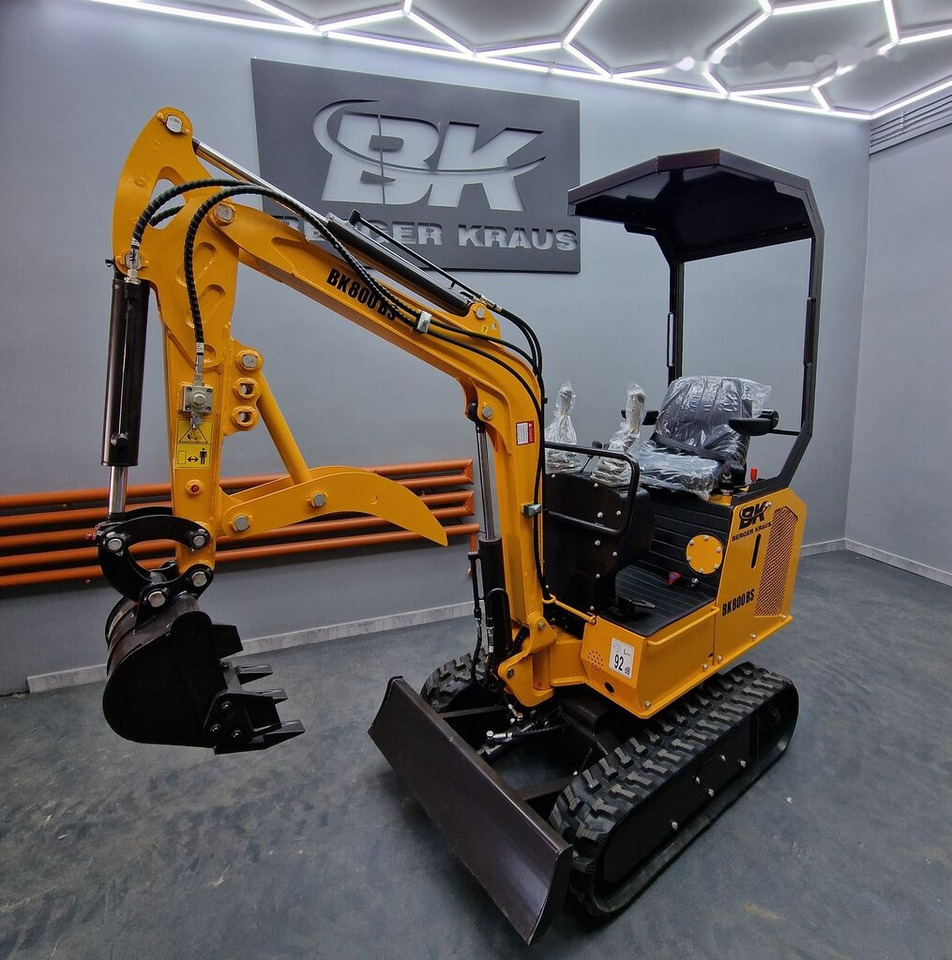 Berger Kraus BK800BS Nowa minikoparka Mini excavator Torsion arm - Minigraver: bilde 1 Berger Kraus BK800BS Nowa minikoparka Mini excavator Torsion arm - Minigraver: bilde 1