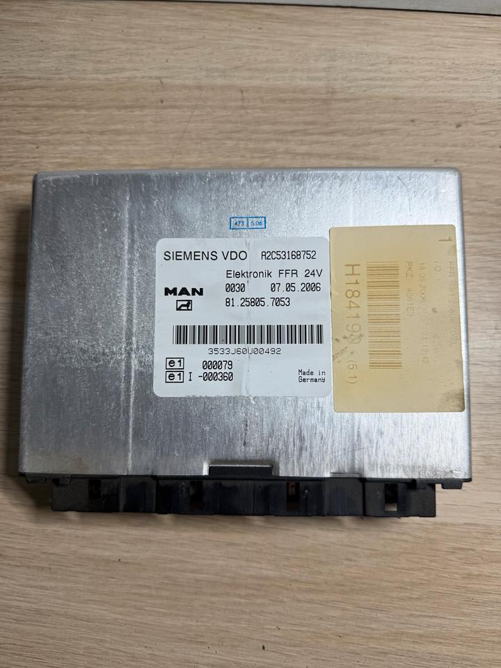 MAN Elektronik FFR Steuergerät 81.25805-7053 - Styreenhet for Lastebil: bilde 1 MAN Elektronik FFR Steuergerät 81.25805-7053 - Styreenhet for Lastebil: bilde 1