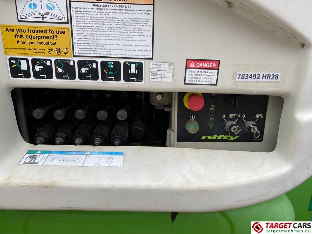 Bomlift Niftylift HR28 HyBrid Articulated 4x4 Boom Work Lift 2800cm: bilde 11