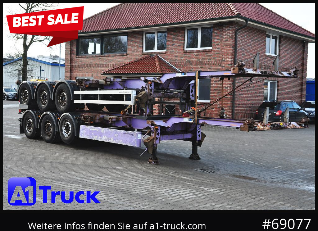 CARNEHL CCS/HS HighCube 20,30,40 - Container-transport/ Vekselflak semitrailer: bilde 1 CARNEHL CCS/HS HighCube 20,30,40 - Container-transport/ Vekselflak semitrailer: bilde 1