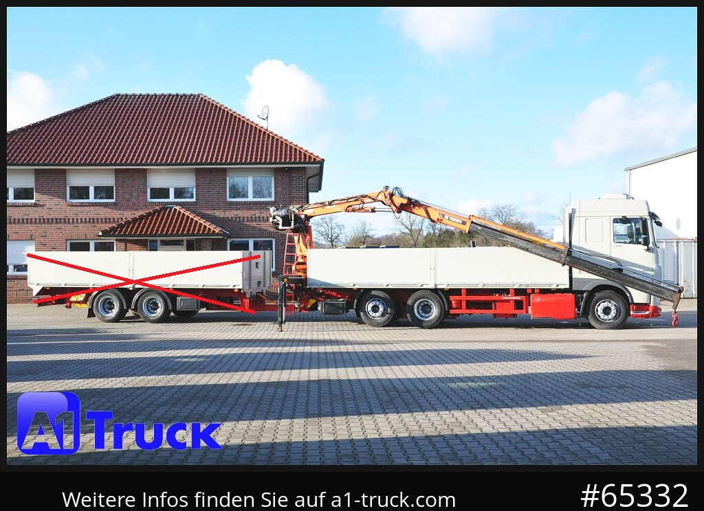 Planbil, Kranbil DAF XF 440, Baustoff, Terex 145.2: bilde 7