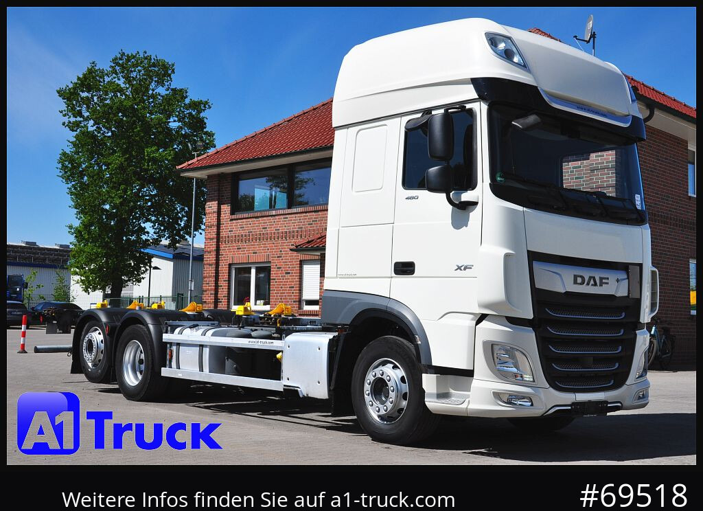 DAF XF 480 FAR Intarder, Multiwechsler 2x AHK - Container-transport/ Vekselflak lastebil: bilde 1 DAF XF 480 FAR Intarder, Multiwechsler 2x AHK - Container-transport/ Vekselflak lastebil: bilde 1