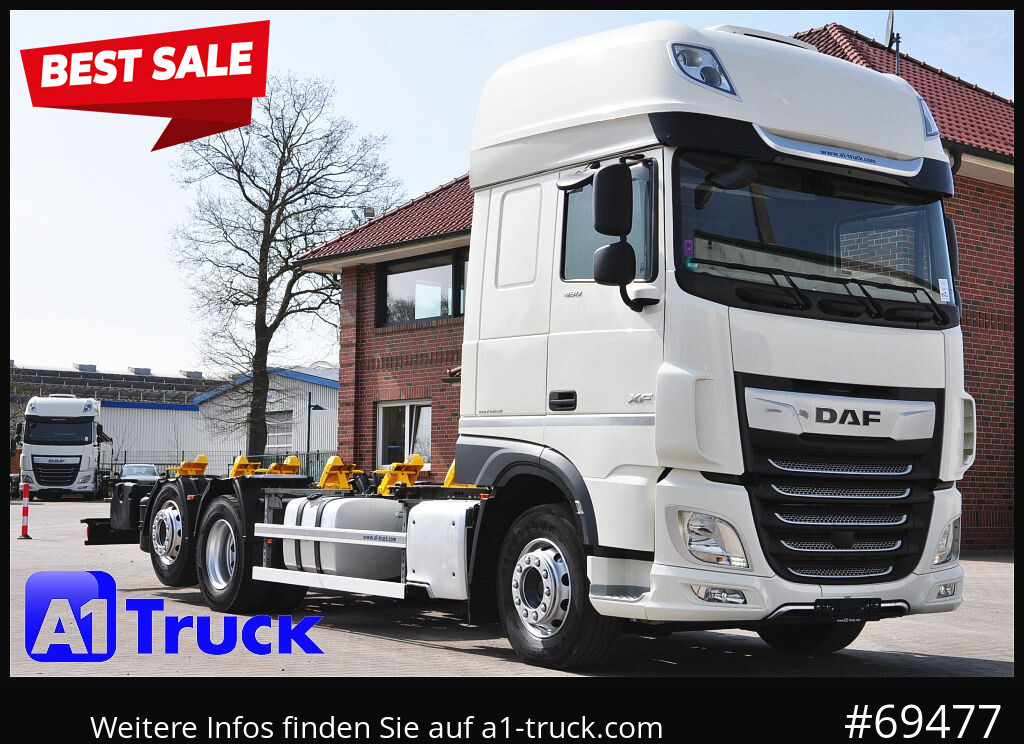 DAF XF 480 Intarder, Multiwechsler 2x AHK, TÜV 10-2026 - Chassis lastebil: bilde 1 DAF XF 480 Intarder, Multiwechsler 2x AHK, TÜV 10-2026 - Chassis lastebil: bilde 1