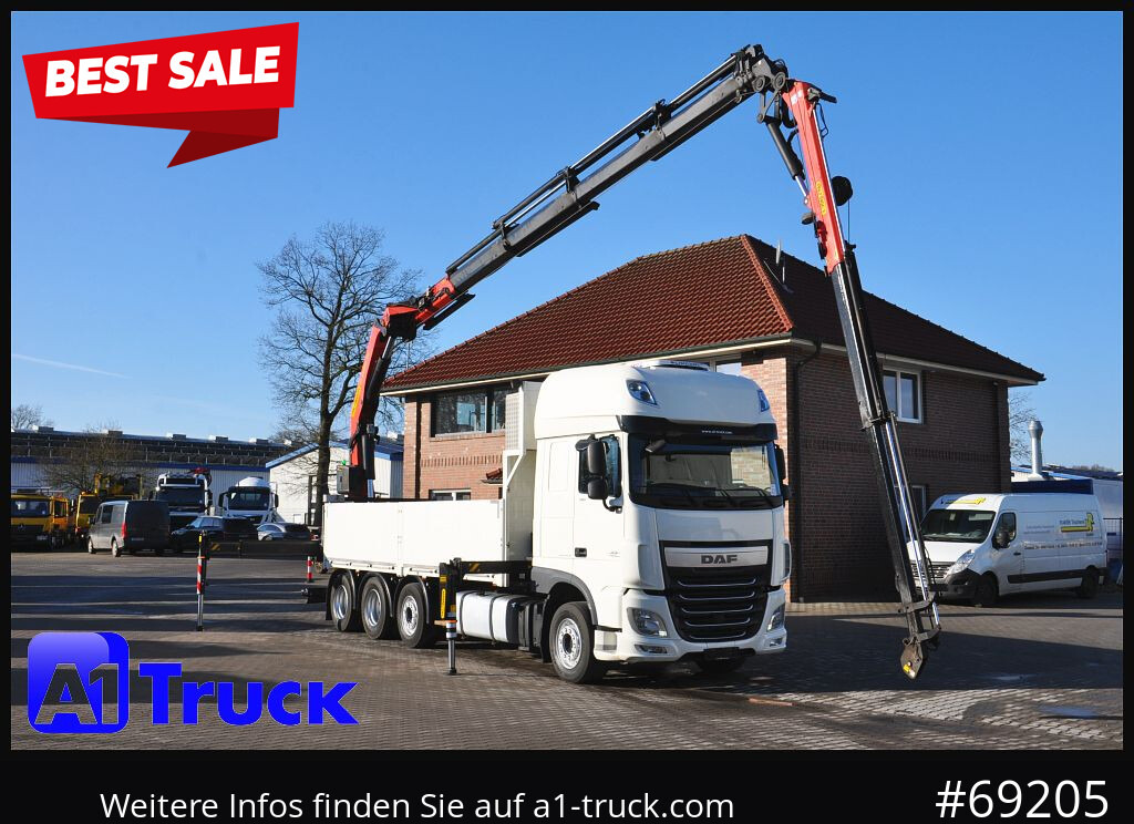 DAF XF 510 Kran PK 34.002, Seilwinde Funk - Kranbil: bilde 1 DAF XF 510 Kran PK 34.002, Seilwinde Funk - Kranbil: bilde 1