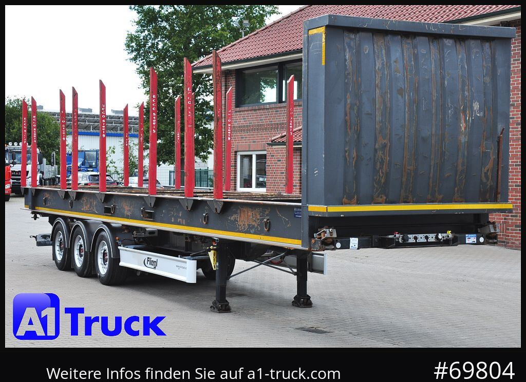FLIEGL SDS01, Langholz, Containeraufbau, Liftachse, - Tømmersemi: bilde 1 FLIEGL SDS01, Langholz, Containeraufbau, Liftachse, - Tømmersemi: bilde 1