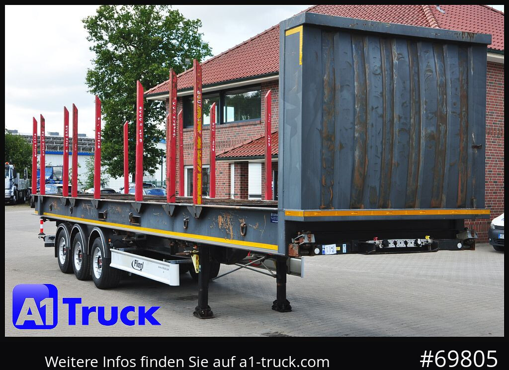 FLIEGL SDS01, Langholz, Containeraufbau, Liftachse, - Tømmersemi: bilde 1 FLIEGL SDS01, Langholz, Containeraufbau, Liftachse, - Tømmersemi: bilde 1