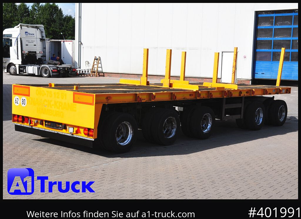 GOLDHOFER 5 achs Ballast, Lenkachse, 50to., Schwerlast, - Planhenger/ Flathenger: bilde 1 GOLDHOFER 5 achs Ballast, Lenkachse, 50to., Schwerlast, - Planhenger/ Flathenger: bilde 1