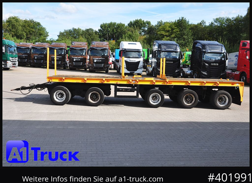 Planhenger/ Flathenger GOLDHOFER 5 achs  Ballast, Lenkachse, 50to., Schwerlast,: bilde 10