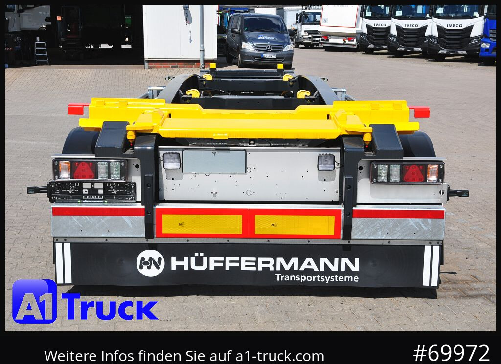 Ny Krokhenger/ Liftdumper henger HUEFFERMANN HSA 1870, Abrollanhänger SAF  Vermietung: bilde 10