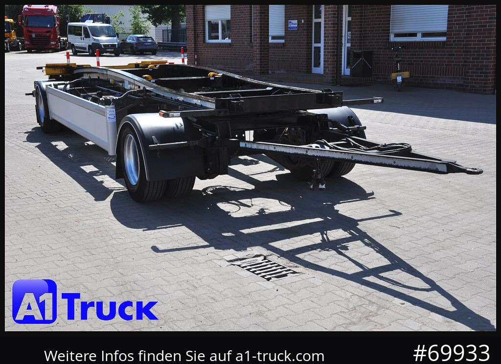 HUEFFERMANN HSA 1870, Luft, Schlitten, SAF - Krokhenger/ Liftdumper henger: bilde 1 HUEFFERMANN HSA 1870, Luft, Schlitten, SAF - Krokhenger/ Liftdumper henger: bilde 1