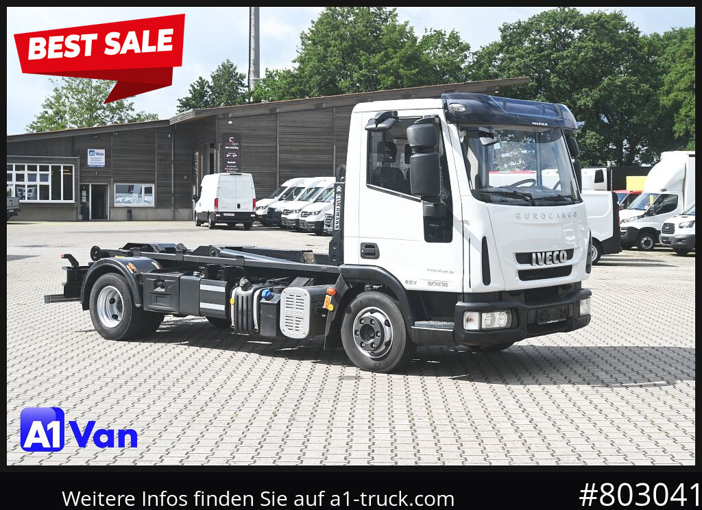 IVECO Eurocargo ML 80E18/ Abroller,Ellermann - Krokbil: bilde 1 IVECO Eurocargo ML 80E18/ Abroller,Ellermann - Krokbil: bilde 1
