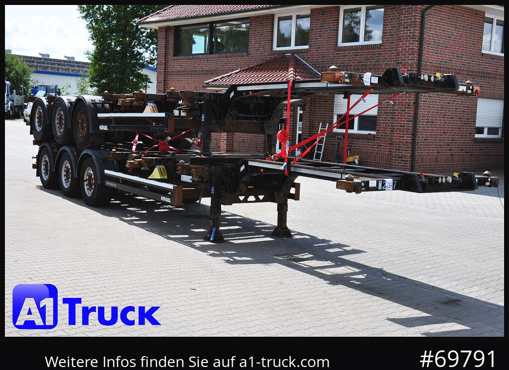 KOEGEL Port 40 Simplex Liftachse SAF - Container-transport/ Vekselflak semitrailer: bilde 1 KOEGEL Port 40 Simplex Liftachse SAF - Container-transport/ Vekselflak semitrailer: bilde 1
