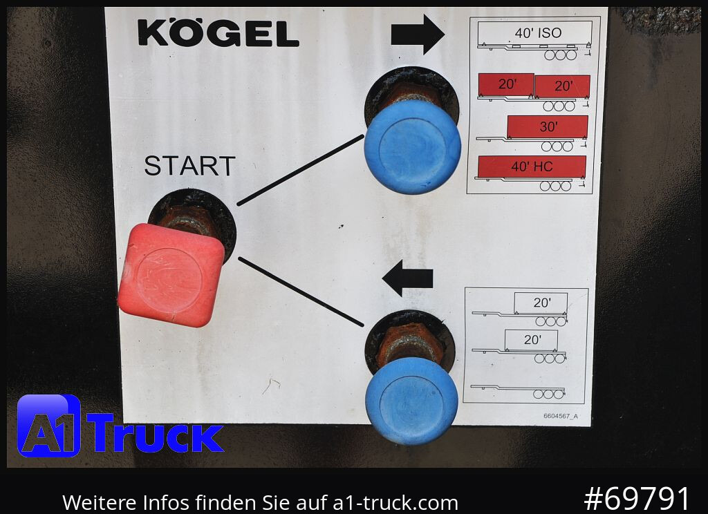 KOEGEL Port 40 Simplex Liftachse SAF - Container-transport/ Vekselflak semitrailer: bilde 2 KOEGEL Port 40 Simplex Liftachse SAF - Container-transport/ Vekselflak semitrailer: bilde 2