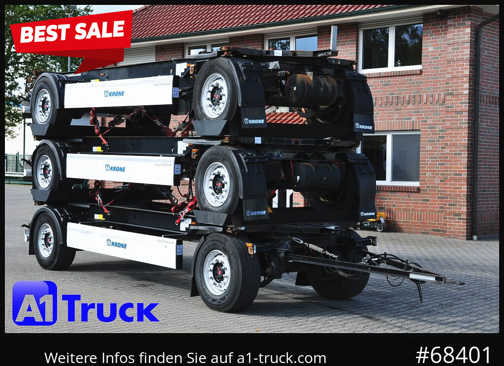 KRONE 3 er Paket Standard BDF, Bj 2017 SAF Achse - Container-transport/ Vekselflak tilhenger: bilde 1 KRONE 3 er Paket Standard BDF, Bj 2017 SAF Achse - Container-transport/ Vekselflak tilhenger: bilde 1