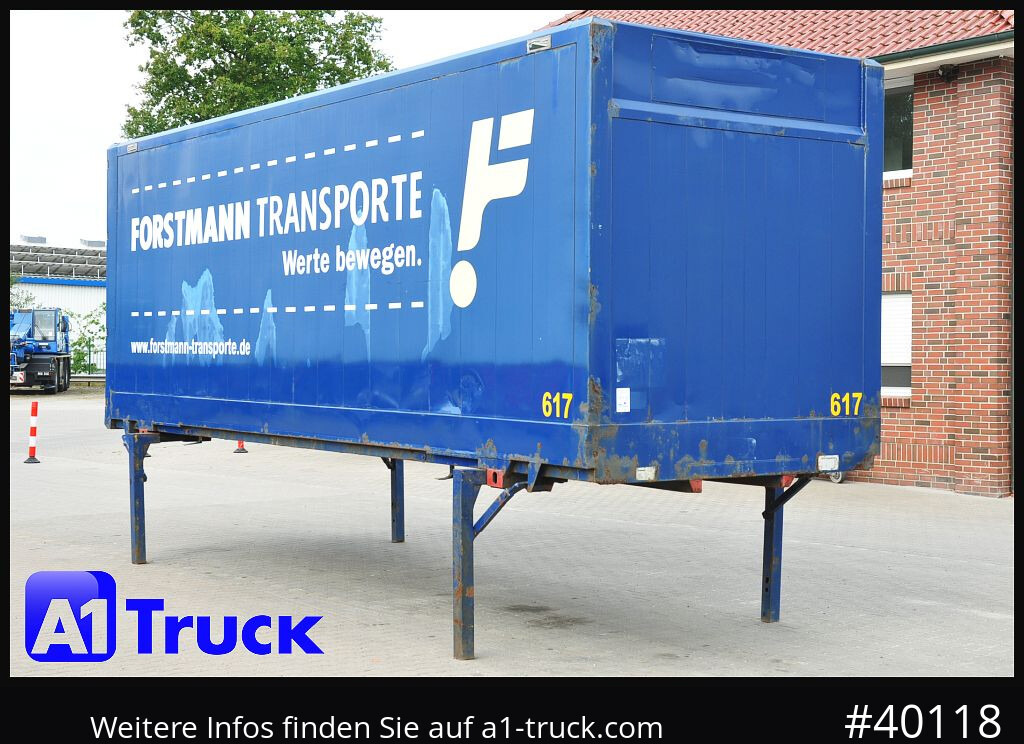 KRONE BDF 7,82 Container, 2700mm Innenhöhe, Portaltür - Vekselflak - varebil: bilde 1 KRONE BDF 7,82 Container, 2700mm Innenhöhe, Portaltür - Vekselflak - varebil: bilde 1