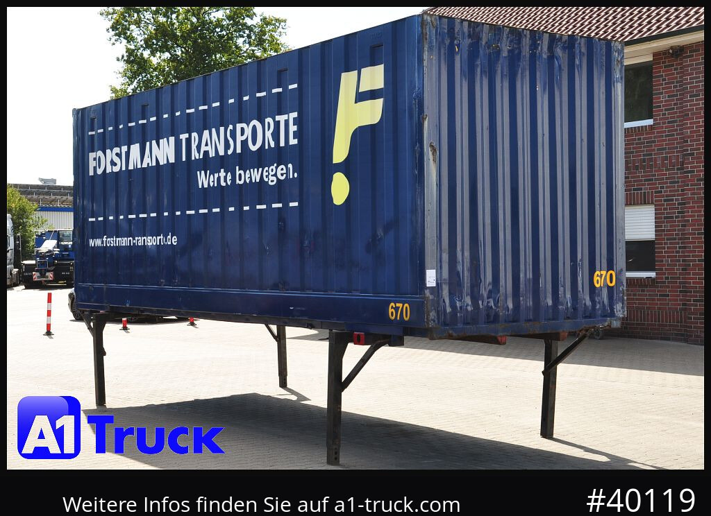 KRONE BDF 7,82 Container, 2700mm Innenhöhe, Portaltür - Frakt container: bilde 1 KRONE BDF 7,82 Container, 2700mm Innenhöhe, Portaltür - Frakt container: bilde 1