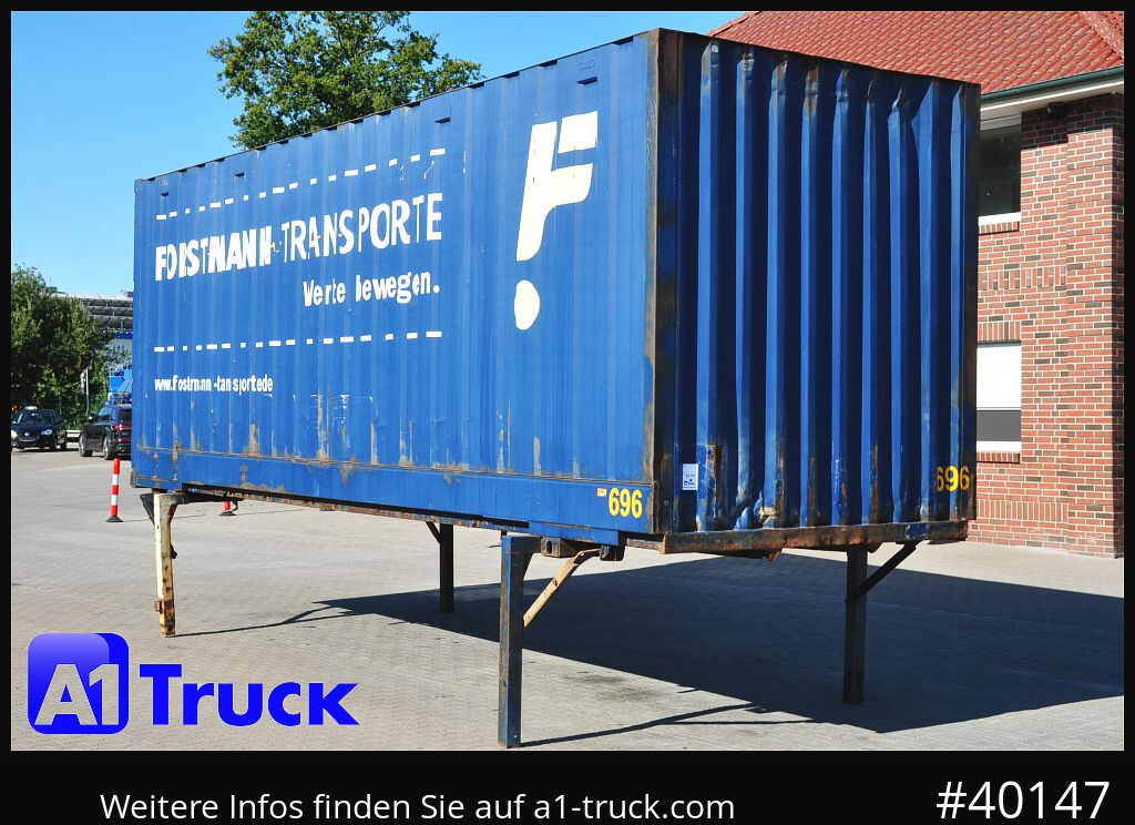 KRONE BDF 7,82 Container, 2700mm Innenhöhe, Portaltür - Frakt container: bilde 1 KRONE BDF 7,82 Container, 2700mm Innenhöhe, Portaltür - Frakt container: bilde 1