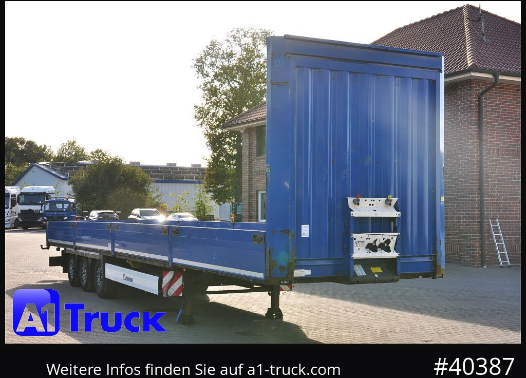 KRONE Mega, Pritsche, 1 Vorbesitzer, TÜV 01-2026, Staplerhalterung - Åpen semitrailer: bilde 1 KRONE Mega, Pritsche, 1 Vorbesitzer, TÜV 01-2026, Staplerhalterung - Åpen semitrailer: bilde 1