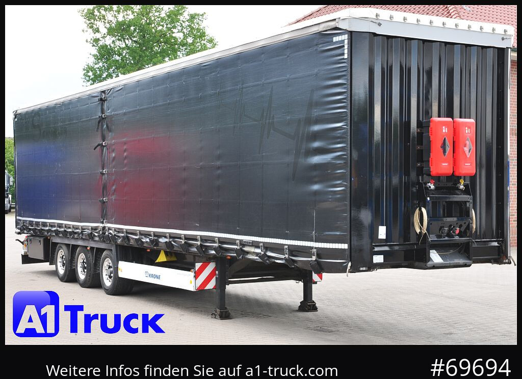 KRONE SD, Liftachse,Staplerhalterung, verbreiterbar, Coil - Gardintrailer: bilde 1 KRONE SD, Liftachse,Staplerhalterung, verbreiterbar, Coil - Gardintrailer: bilde 1