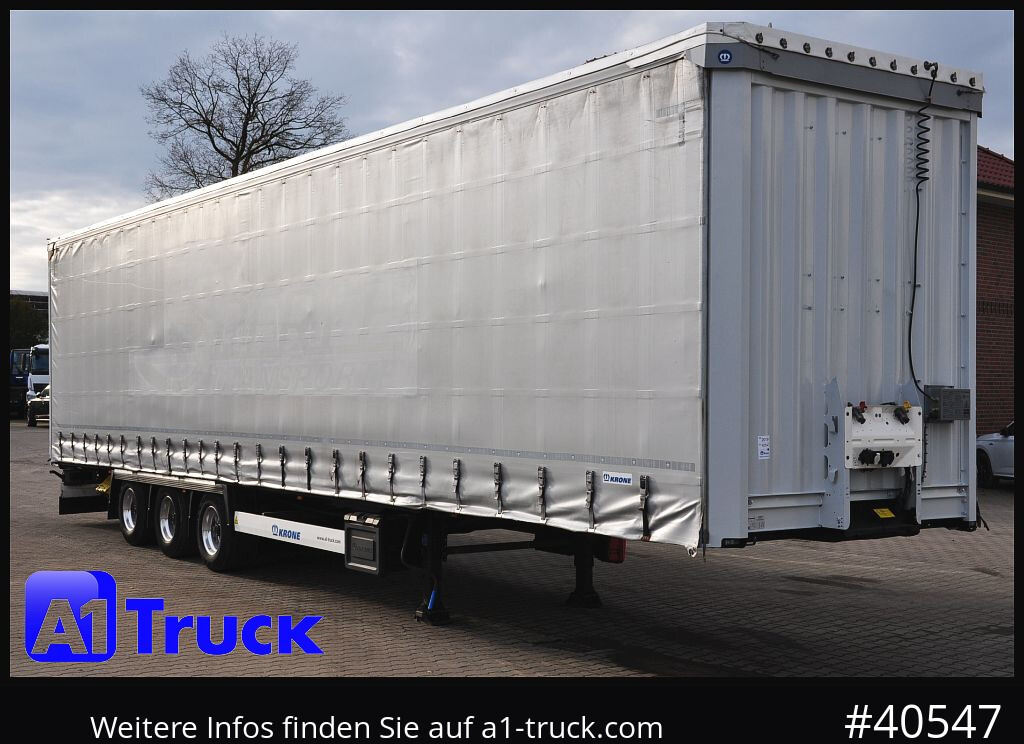 KRONE SD, Mega, Liftachse, Alufelgen, RSAB, Plane mit Aluprofil - Gardintrailer: bilde 1 KRONE SD, Mega, Liftachse, Alufelgen, RSAB, Plane mit Aluprofil - Gardintrailer: bilde 1