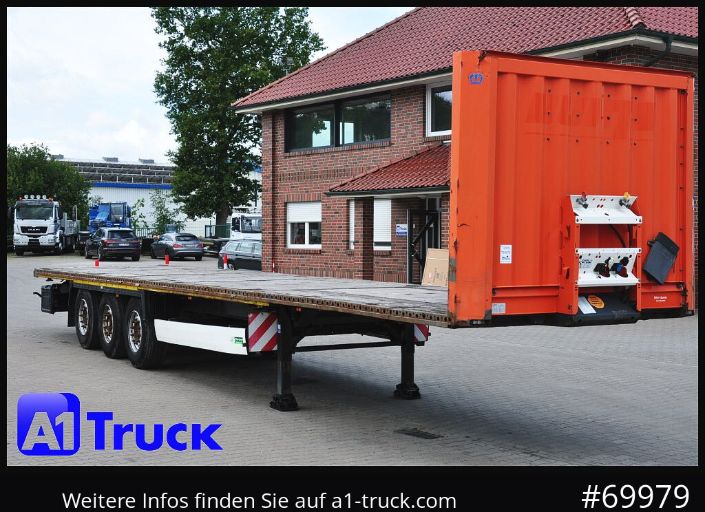 KRONE SD Plateau, Twistlock, Container, - Åpen semitrailer: bilde 1 KRONE SD Plateau, Twistlock, Container, - Åpen semitrailer: bilde 1