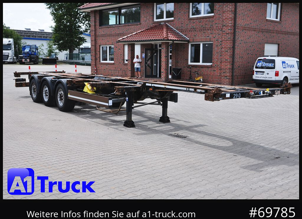 KRONE SDC, Lift SAF, 2x20/30/40 - Container-transport/ Vekselflak semitrailer: bilde 1 KRONE SDC, Lift SAF, 2x20/30/40 - Container-transport/ Vekselflak semitrailer: bilde 1